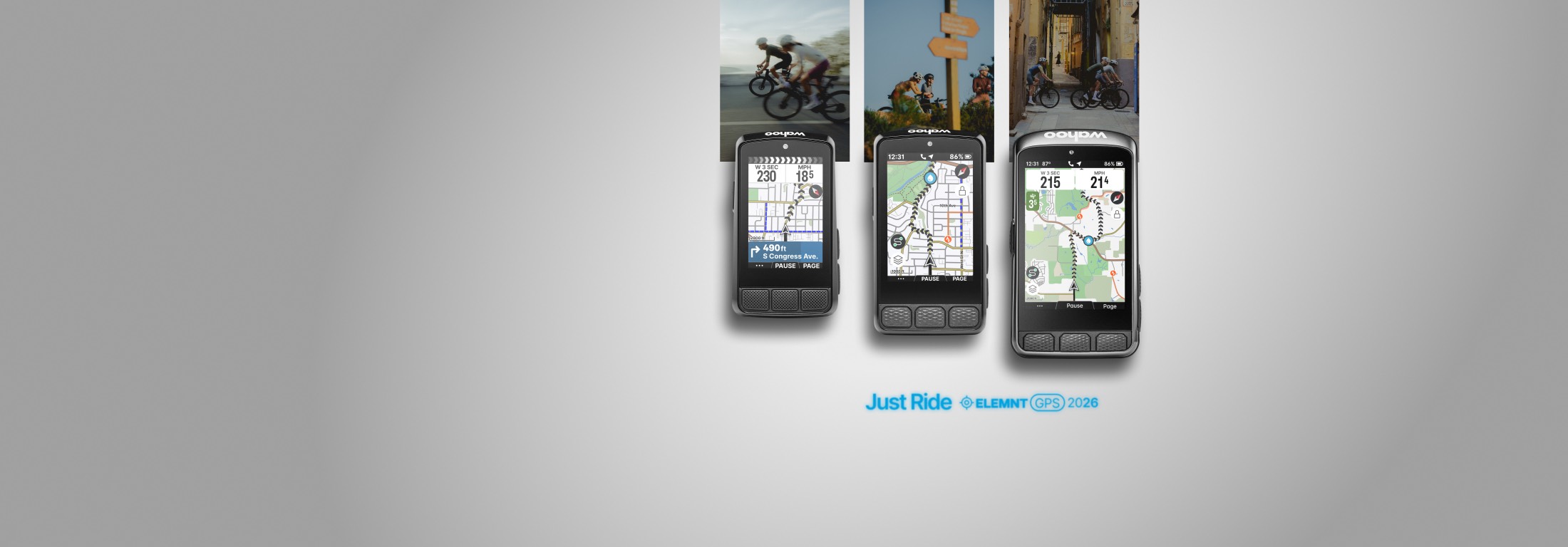 Wahoo ELEMNT family of GPS bike computers